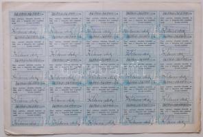 Esztergom 1921. "Esztergomi Fogyasztási és Értékesítő Szövetkezet" Üzletrész 200K-ról szel...