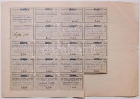 Esztergom 1921. "Esztergomi Fogyasztási és Értékesítő Szövetkezet" Üzletrész 200K-ról szel...