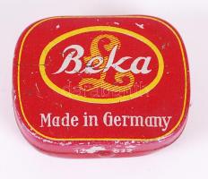 Beka német gramofontű doboza különféle tűkkel /  Beka German gramophone needles' box with various types of needles