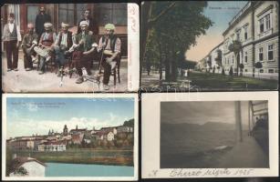 15 db háború előtti, európai városképes lap