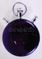 Slava rattrapante stopperóra eredeti, sötétkék hátlappal, jó állapotban, kiválóan működik / 
Slava r...