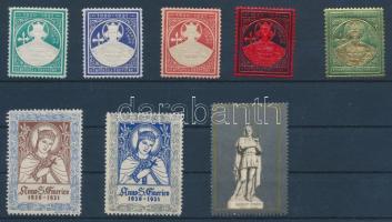 1931 8 db klf Szent Imre levélzáró