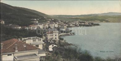 Abbazia unfolded large panorama card