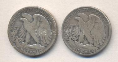 Amerikai Egyesült Államok 1920. 1/2$ Ag + 1936. 1/2$ Ag T:3
Amerikai Egyesült Államok 1920. 1/2 Doll...