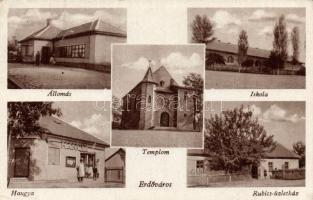 Erdőváros (Erdőkertes) vasútállomás, Hangya, Rubics-üzletház (EK)