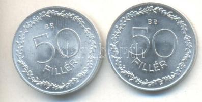 1953. 50fAl T:1 + 1966. 50f Al T:1