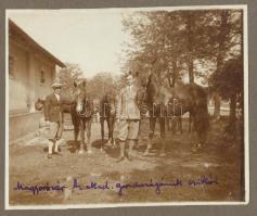 1927 Mosonmagyaróvár 24 db érdekes városképes fotó képaláírásokkal albumban