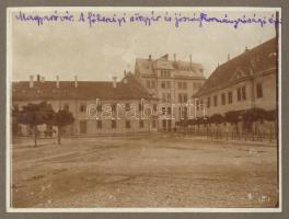 1927 Mosonmagyaróvár 24 db érdekes városképes fotó képaláírásokkal albumban