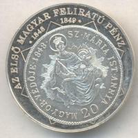 DN "A magyar nemzet pénzérméi - Az első magyar feliratú pénz 1848-1849." Ag (0,999) emléké...