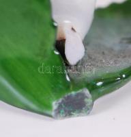 Herendi rózsa, jelzett, sérült több helyen, h:7 cm