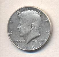 Amerikai Egyesült Államok 1964. 1/2$ Ag "Kennedy" T:2 USA 1964. 1/2 Dollar Ag "Kennedy" C:XF