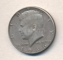 Amerikai Egyesült Államok 1966. 1/2$ Ag "Kennedy" T:2 USA 1966. 1/2 Dollar Ag "Kennedy" C:XF