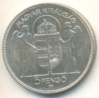 1930. 5P Ag "Horthy-jobbra" T:1-