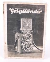 1933 Voigtlander fényképezőgép katalógus képekkel, arakkal  / camera catalogue 48p.