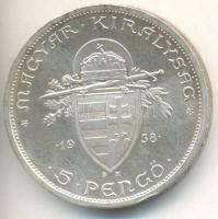 1938. 5P Ag "Szent István" T:1-
