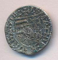 1489. Denár "I. Mátyás" (0,50g) T:2 patina
Huszár 722.,Unger I.: 567.e