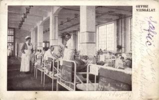 Military hospital, medical examination (pinhole)
