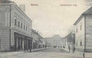 Belovár, Bjelovar Preradovic street, Café National