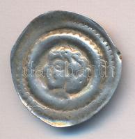 III-IV. Béla kora 1180-1240 Bizonytalan ezüst Bracteáta (0,29g) T:2- Huszár 192; Unger I 122.