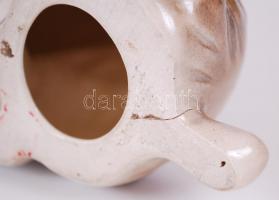 Foxi, jelzés nélkül, apró repedéssel, m:13 cm, h:10 cm