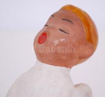 Éneklő angyal, jelzés nélkül, kis lepattanással, m:16 cm