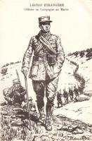French Foreign Legion, officier, s: Benigni (EK)