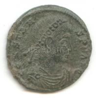 Roman Empire / Constans 337-350. Follis Br "D N CONSTANS P F AVG / GLORIA EXERCITVS / DSIS" C:F