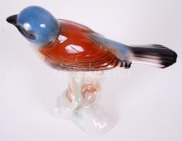 Cinke, kézzel festett, jelzett, hibátlan, m:12 cm, h:14 cm