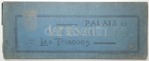 cca 1910 Versailles - Trianon 20 lapos képes füzet. Hátlap levált / picture booklet 28x14 cm