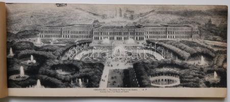 cca 1910 Versailles - Trianon 20 lapos képes füzet. Hátlap levált / picture booklet 28x14 cm