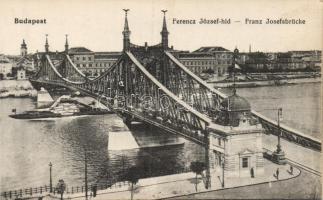 Budapest Ferenc József híd, ma Szabadság híd