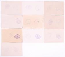 cca 1940 10 db II. világháborús fotóreprodukció / WW. II. photos 14x10 cm