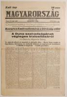 1941 A Magyarország c. lap száma a világháború híreivel