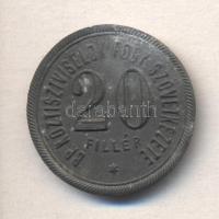 ~1920. Bp. Köztisztviselők Fogy. Szövetkezete - 20f T:2