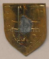 "Szerb Antal Gimnázium Budapest XVI." tűzzománc iskolajelvény T:2