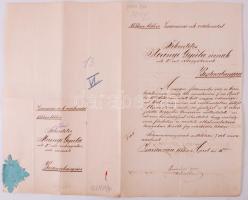 1883 Zsarnóca erdészjelölti kinevezés