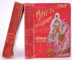 May Károly: A máhdi országa I.-II. Budapest 1911. Athenaeum. Egész vászon kötésben, egyik kötet erősen megviselt