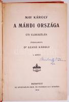 May Károly: A máhdi országa I.-II. Budapest 1911. Athenaeum. Egész vászon kötésben, egyik kötet erős...