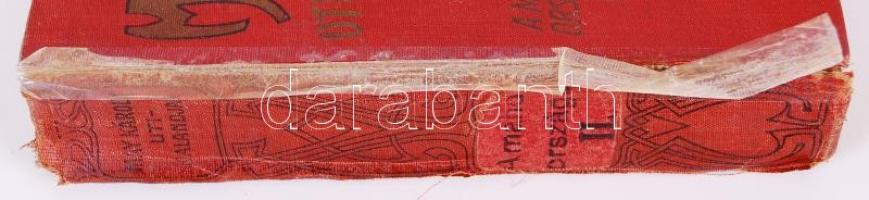 May Károly: A máhdi országa I.-II. Budapest 1911. Athenaeum. Egész vászon kötésben, egyik kötet erős...