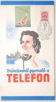 1940 Mindennél gyorsabb a telefon. A Magyar Posta távbeszélő szolgálata propaganda kiadvány
