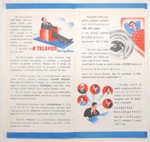1940 Mindennél gyorsabb a telefon. A Magyar Posta távbeszélő szolgálata propaganda kiadvány