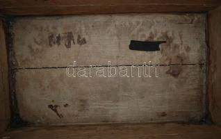 cca 1916 Eredeti katonaláda teljesen ép, kulccsal, egyik bőrszíj szakadt /
cca 1916 Original k.u.k. ...