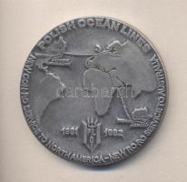 Lengyelország 1982. Lengyel hajózási útvonalak fém emlékérem. Szign.: MW (69mm) T:2 Poland 1977. Polish navy commemorative metal medallion. Sign: MW (69mm) C:XF