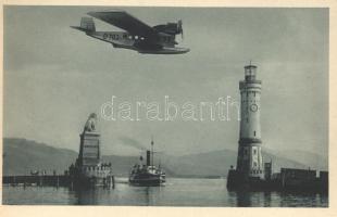 Dornier-Dolphin aeroplane over Lindau (Rb)