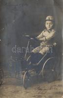 Toy automobile, photo (pinhole)