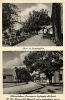 Veszprém, Jutas, Kinizsi Pál Honvéd csapat altisztképző iskola, posta és kantinépület, altiszti laksor, tornaterem (EK)