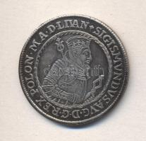 Lengyel Királyság 1567. Tallér "II. Zsigmond" fém másolata T:1- Poland / Kingdom 1567. Thaler "Sigismund II" metal restrike C:AU