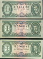 1949-1962. 10Ft (3xklf) T:II,II-