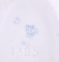 Lippelsdorf  kisfiú és nyuszik, kézzel festett, jelzett, hibátlan, m:11 cm, h:9 cm