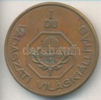 Olcsai Kiss Zoltán (1895-1981) 1971. "Vadászati Világkiállítás I. Díj" Br emlékérem 46mm) ...